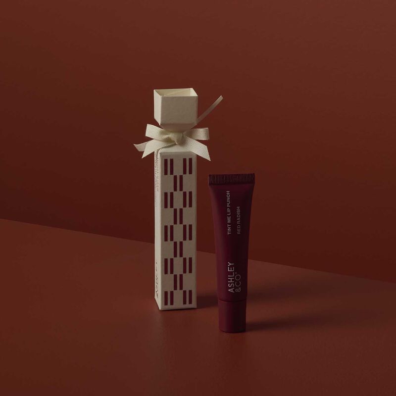 Ashley & Co Christmas Mini Cracker - Lip Punch Red Raddish image number 1
